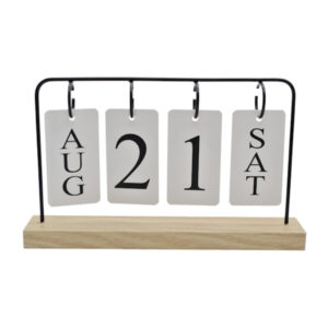 Календар-фліп настільний 27*4,5*16см метал арт.6818-9