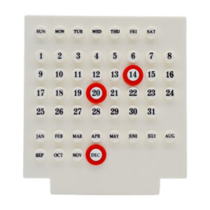 Календар настільний Акриловий дерев'яна підставка арт.6818-1_