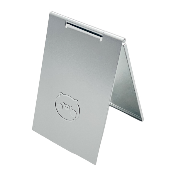 Дзеркало кишенькове 1шт Металік з візерунком арт.1217-7 *10