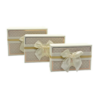 Коробка подар. 3шт Бант арт.9301-Y4