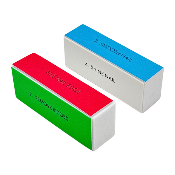 Пилочка-Бафф 1шт Прямокутна 4-х стороння арт.433-1 *10