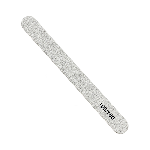 Пилочка поліровка 1шт Пряма дерев'яна 100/180 арт.433-3 *50