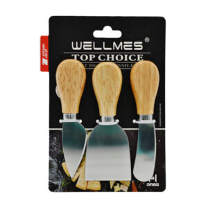 Ніж для сиру і нарізки WELLMES Набір 3шт арт.LJF24313