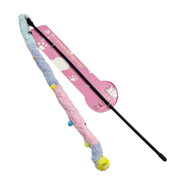 Іграшка д/котів CoolCat 1шт Вудка хутряна рт.K454 (15036-24) *12