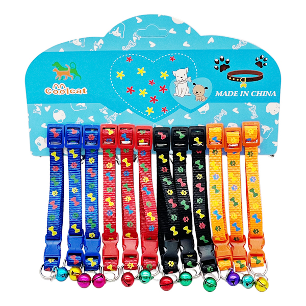 Нашийник для тварин кольоровий мікс D592/C470/K209