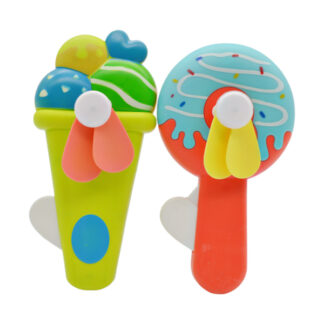 Вентилятор дитячий ручний 1шт Поні/Пончик/Морозиво *24