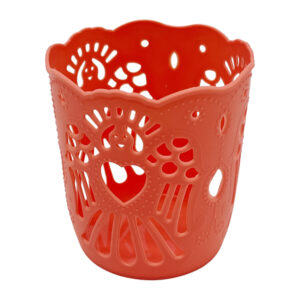 Стакан д/дрібничок 1шт пластик Ажурний арт.WWA8  (25-А15) *12