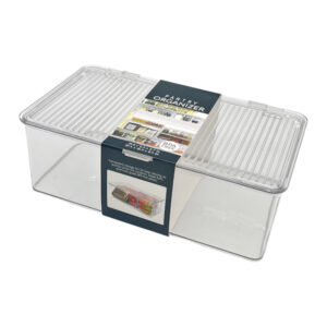 Органайзер пласт 27,4*16,5*9,4см Прозорий з кришкою арт.25-А36