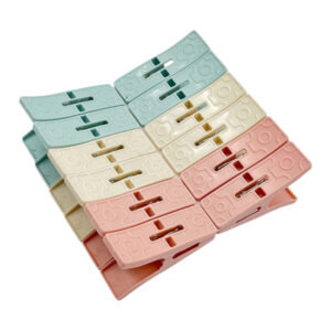 Прищіпка пласт. Plastic Family 12шт 6см кольорова арт.JFL2-12 (25-А48)