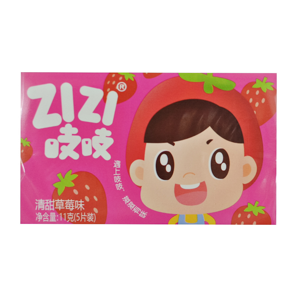 Гумка жувальна ZIZI 11г Чорниця/Полуниця Мікс *20