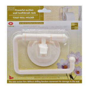 Тримач д/туал паперу Jinghong 1шт пластик з присоскою арт.А931-354_