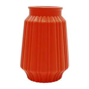 Ваза д/квітів Пластикова 13см Ребриста Кольорова арт.592-3543_