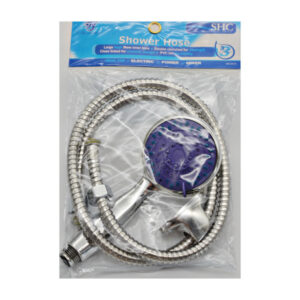 Лійка д/душу Shuerma кругла 9см 2/3 режима з шлангом Мікс