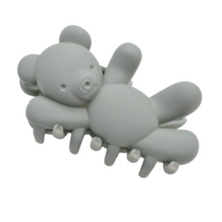 Краб д/волосся пластик 10см Ведмедик Кольоровий арт.67#-JZ30 *12_