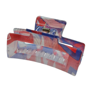 Краб д/волосся пластик 9см Мілітарі Кольоровий арт.67#-JZ05 *12_