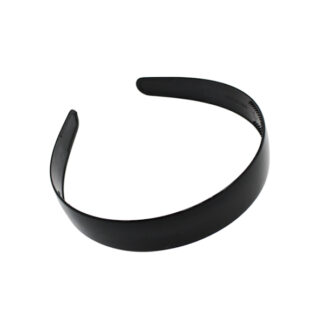 Обруч д/волосся 1шт пластик 2,5см Чорний арт.67#-SP016 *12_