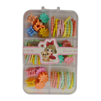 Резинка+краб д/вол Дитяча Міні Набір у футлярі арт.67#-SP006 *12_