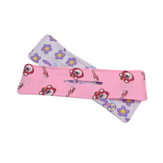 Резинка-зажим д/вол 1шт Дитяча Тканинна Малюнок арт.67#-SP012 *12_