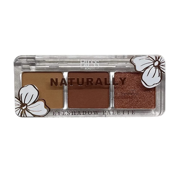 Тіні д/повік BLESS  Naturally pretty  тріо № 02