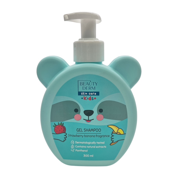 Шампунь-гель BD Kids 2в1 300мл з полунично-банановим ароматом