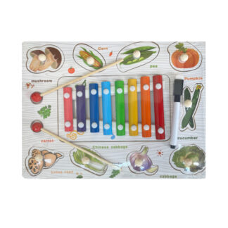 Іграшка дерев'яна Ксилофон з Тваринками Мікс арт.737