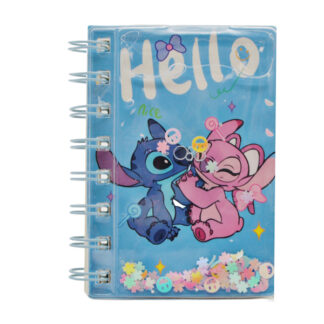Блокнот А7 Stitch на спіралі водна обкладинка арт.RY2100(1056#-03) *20