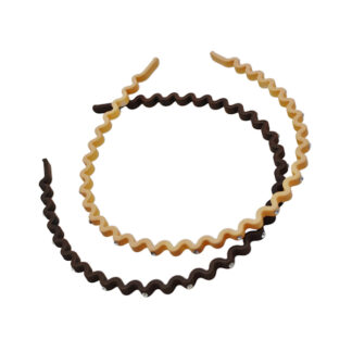 Обруч д/волосся 1шт пластик Хвиля Кольоровий стрази арт.67#-F05 *12_