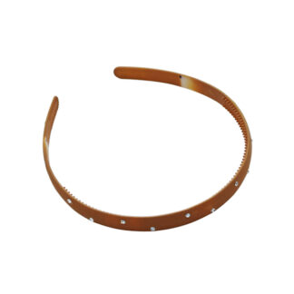 Обруч д/волосся 1шт пластик 1,2см Кольоровий стрази арт.67#-F04 *12_