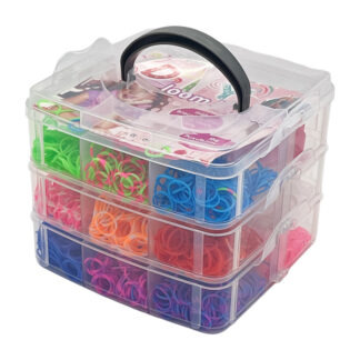 Набір д/плет браслетів з резинок і бісеру Fun Beads на 30 кейсів арт.173-01