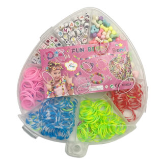 Набір д/плет браслетів з резинок і бісеру Fun Beads Серце арт.173-03
