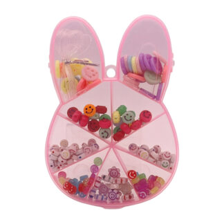 Набір д/плет браслетів з бісеру у футлярі Зайчик арт.173-07 *12