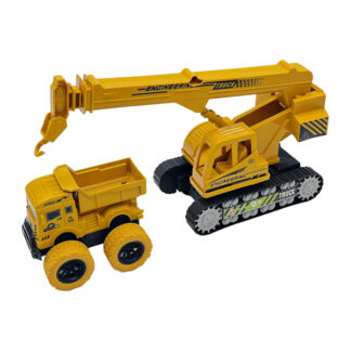 Іграшка BuildTruck 2шт Кран з вантажівкою арт.6088-10A