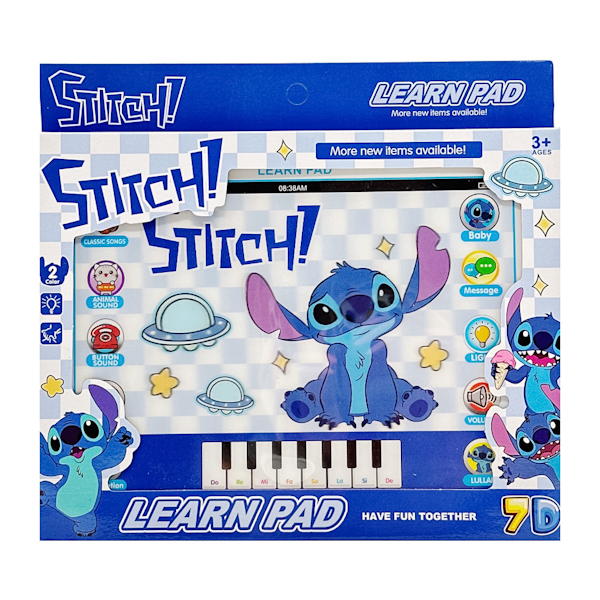 Іграшка Планшет 7D Стіч музичний/світловий 10' арт.12050V (QH149083)