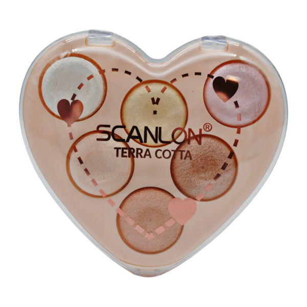 Хайлайтер д/обличчя SCANLON 6-кольорів арт.TE827 *12