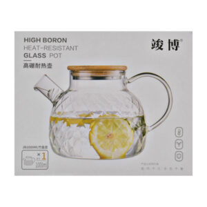 Заварник скляний 1000мл Ромби Прозорий арт.JB1000ML