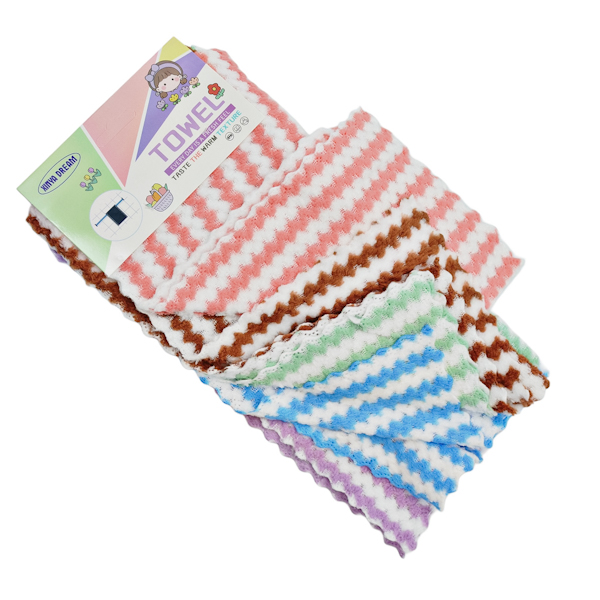 Ганчірка мікрофібра XINYA DREAM 5шт 30*30см полоска *12_