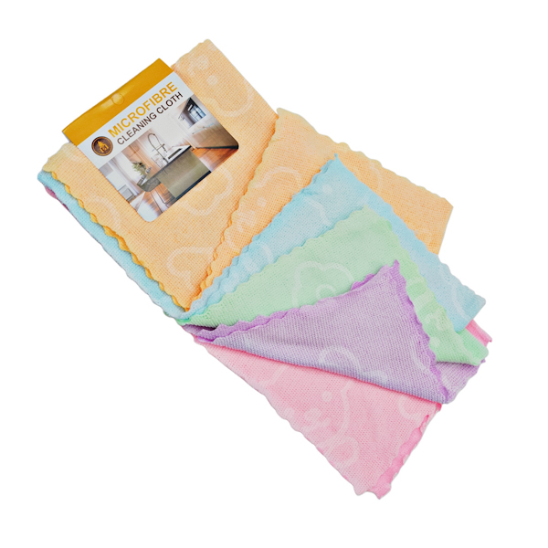 Ганчірка мікрофібра LSL Microfibre 5шт 30*30см Кольорова *12_