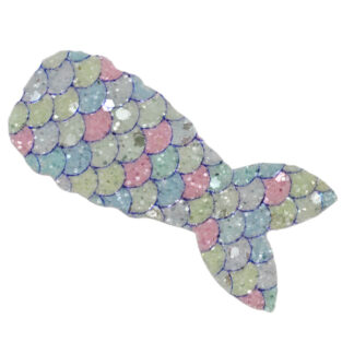 Заколка д/вол 1шт Русалка з блискітками арт.67#-XJ05 *25_