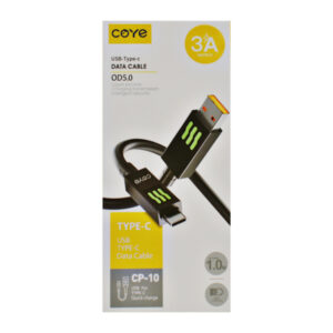 Кабель COYE 1м 3А USB Lightning арт.CP-10 (13#-03)