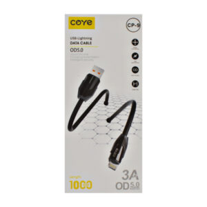 Кабель COYE 1м 3А USB Lightning арт.CP-9 (13#-10)_