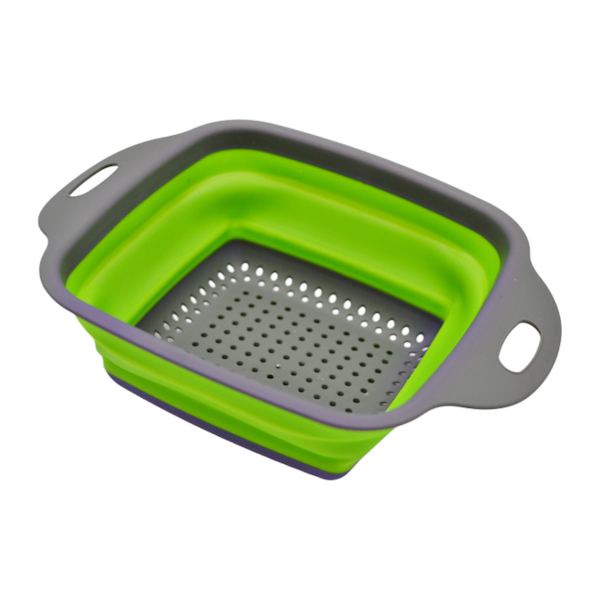 Друшлаг силіконовий складний 16см Квадратний арт.174#-30_