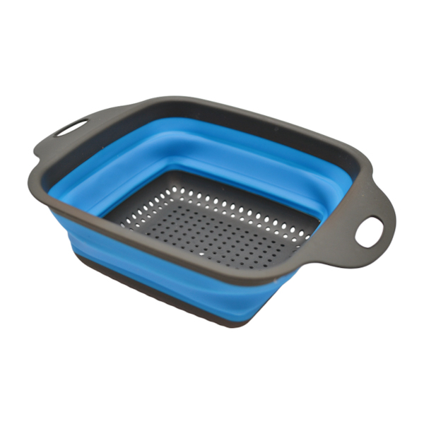 Друшлаг силіконовий складний 20см Квадратний арт.174#-31_