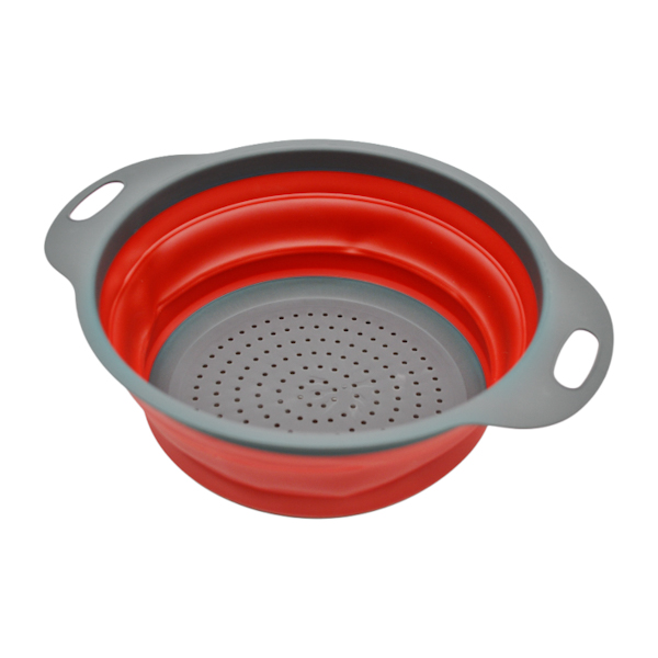 Друшлаг силіконовий складний 22см Круглий арт.174#-28_