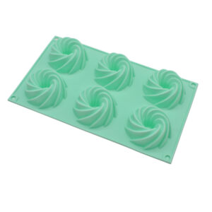 Форма д/випічки пончиків/мафінів силікон Фігурна Мікс на 6шт арт.CK5-7095/099C *8_