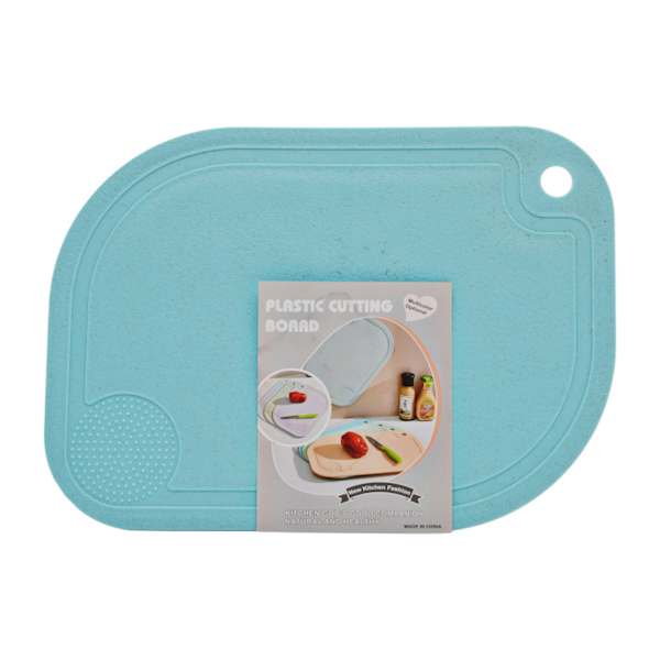 Дошка кухона Китай пластикова 35*25 Овальна з терткою д/часнику арт.31891-18 *3_