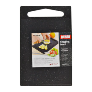 Дошка кухона RUNRI пластикова 25*16 1шт Чорна арт.31891-1_
