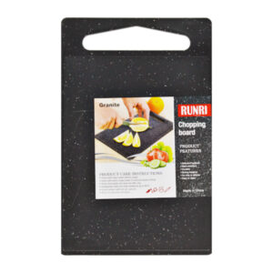 Дошка кухона RUNRI пластикова 37*25 1шт Чорна арт.31891-5_