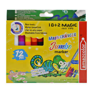 Маркери д/текстилю Amazcolor 10+2 кольорів  арт.298201