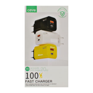 Зарядний блок COYE USB+Type-C 20W CD-3 арт.13#-17/16_