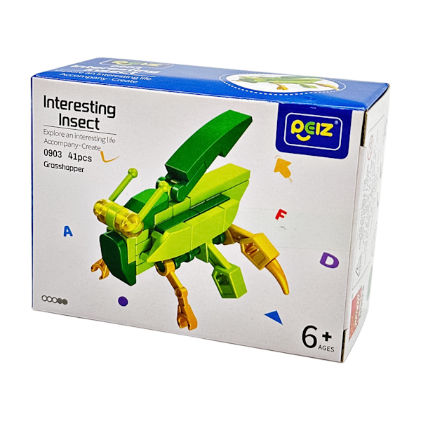 Конструктор Peiz 1шт Комахи міні арт.0903-0906 *20